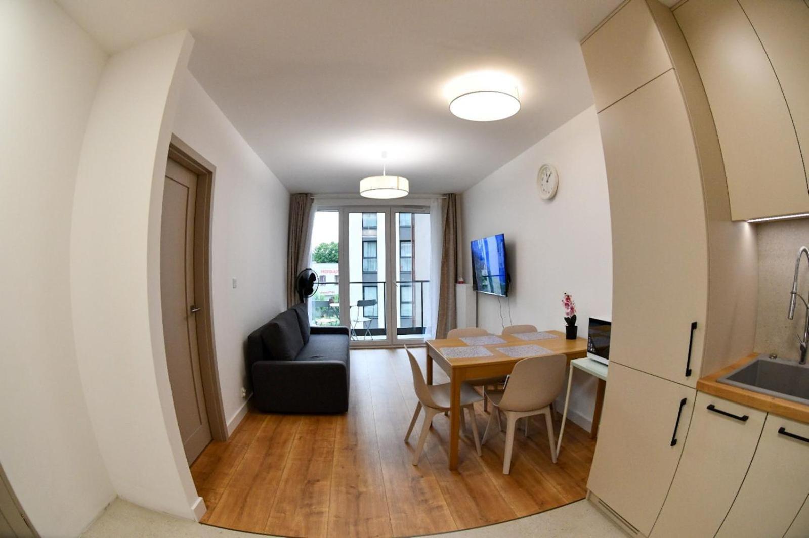 Elegant Two-Room Apartment, City Center, Balcony ,Sleeps 4 Kraków Zewnętrze zdjęcie