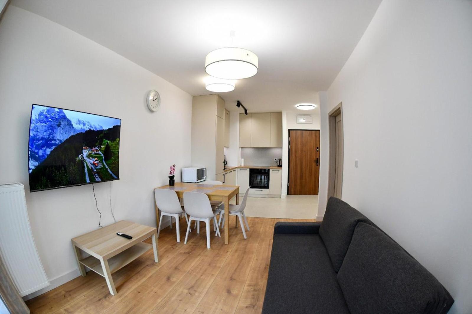 Elegant Two-Room Apartment, City Center, Balcony ,Sleeps 4 Kraków Zewnętrze zdjęcie